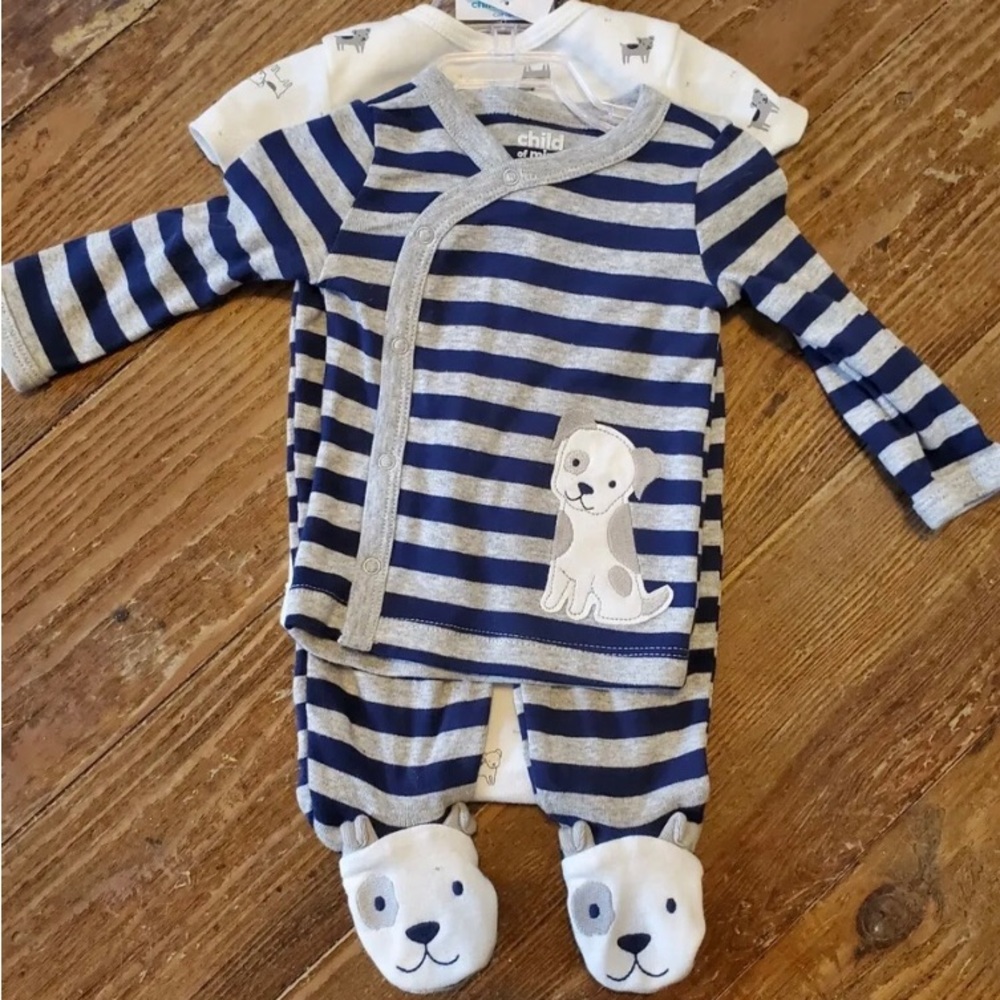Carter’s 3-Piece Layette Set, 0-3 Months. NWT